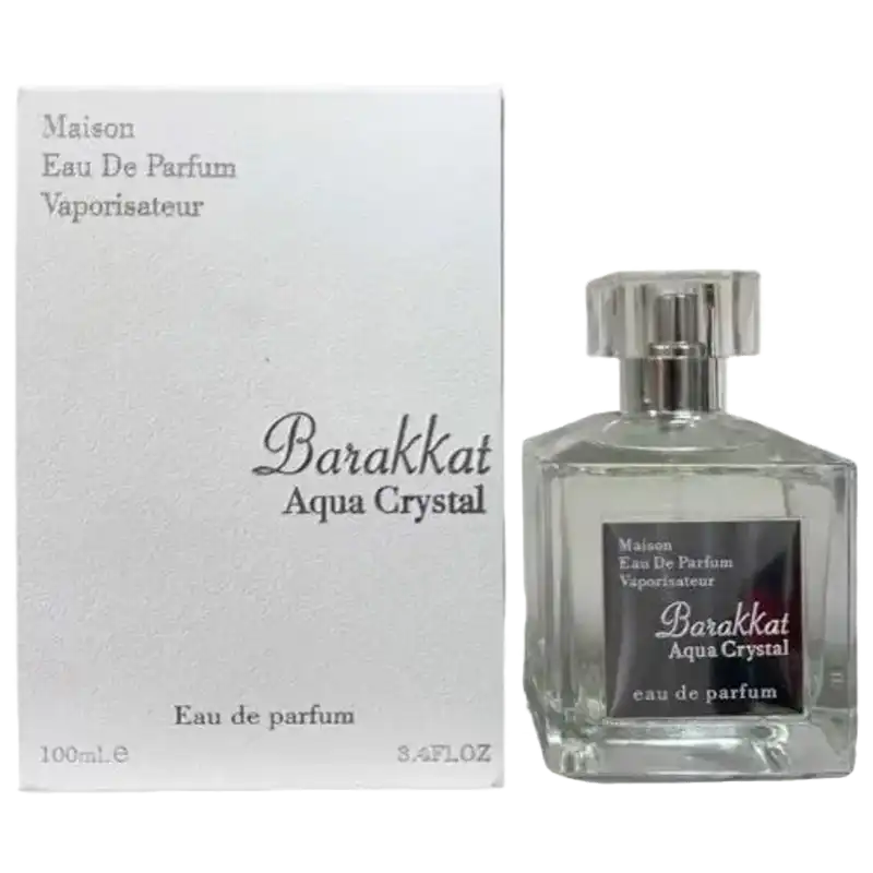 ادو پرفیوم زنانه و مردانه فراگرنس ورد مدل Barakkat Aqua Crystal - آرایشی طنین