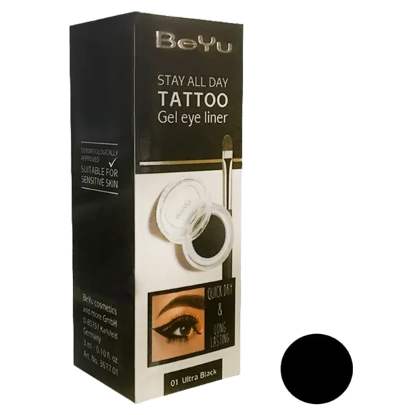 خرید اینترنتی خط چشم ژله ای بیو مدل Tattoo - پخش عمده لوازم آرایشی و بهداشتی طنین