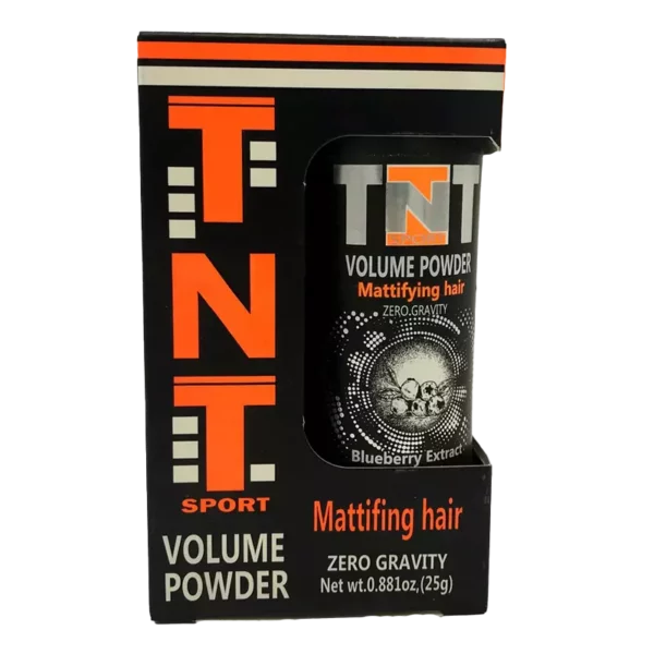 خرید اینترنتی پودر حجم دهنده مو تی ان تی مات مدل Mattifuing Hair نارنجی - پخش عمده لوازم آرایشی بهداشتی طنین