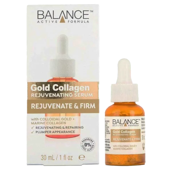 خرید سرم گلد کلاژن بالانس فرم دهنده و جوانساز Gold Collagen Rejuvenating Serum - پخش لوازم آرایشی بهداشتی طنین