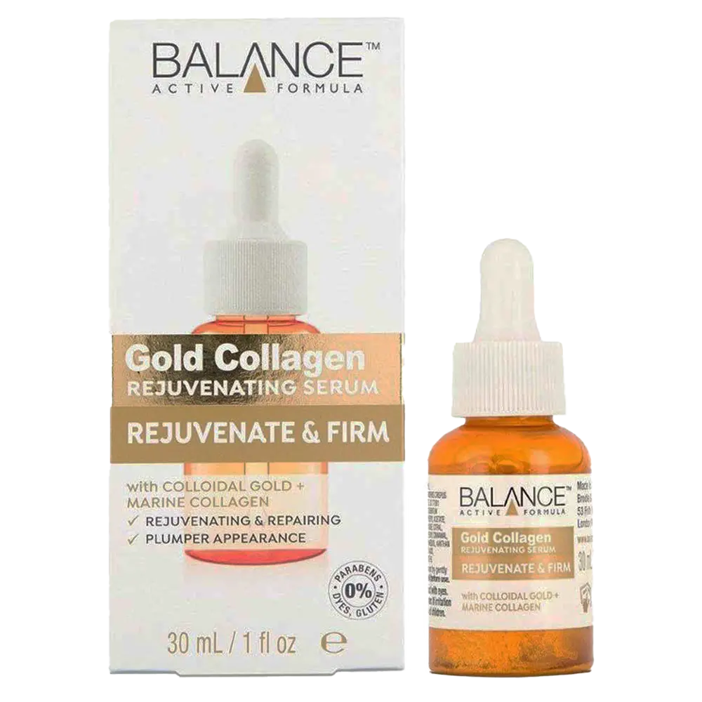 خرید سرم گلد کلاژن بالانس فرم دهنده و جوانساز Gold Collagen Rejuvenating Serum - پخش لوازم آرایشی بهداشتی طنین
