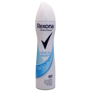 اسپری دئودورانت زنانه رکسونا کوتون درای حجم 200 میل ا Rexona Cotton Dry For Women Deodorant Spray 200ml