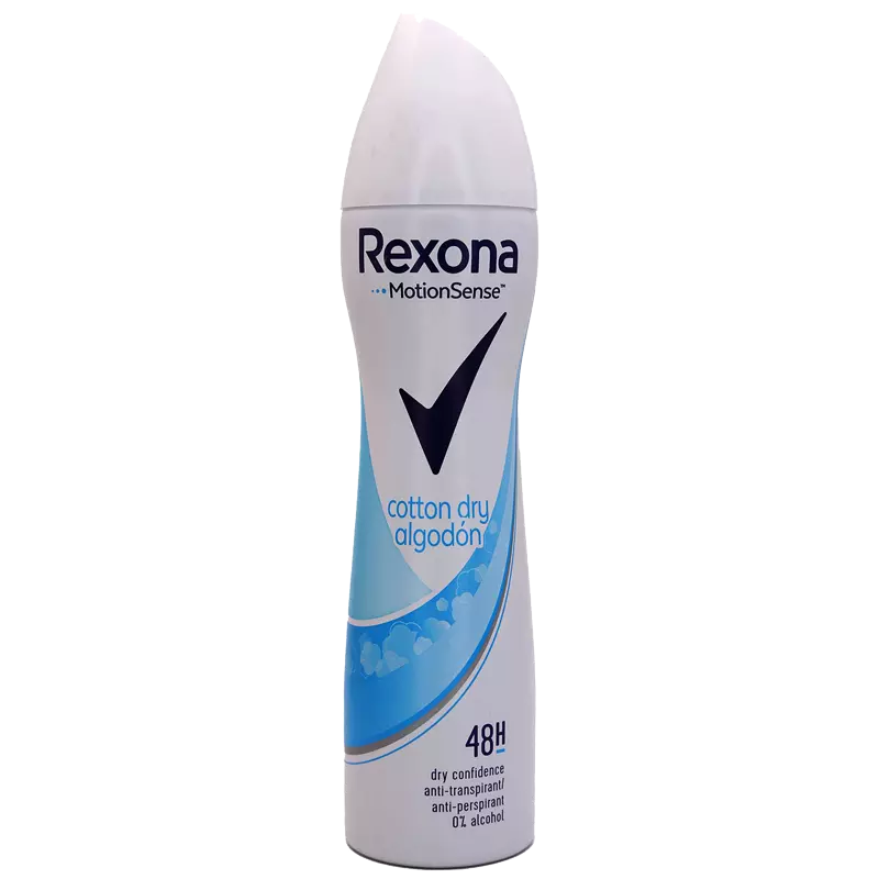 اسپری دئودورانت زنانه رکسونا کوتون درای حجم 200 میل ا Rexona Cotton Dry For Women Deodorant Spray 200ml