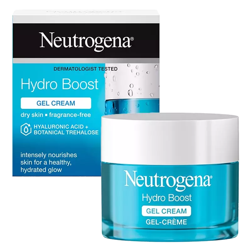 خرید اینترنتی ژل کرم آبرسان صورت نوتروژینا مدل Hydro Boost حاوی هیالورونیک اسید برای پوست خشک تا نرمال - آرایشی بهداشتی طنین
