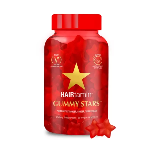 خرید پاستیل تقویتی مو هیرتامین گیاهی مدل Gummy Stars - آرایشی بهداشتی طنین