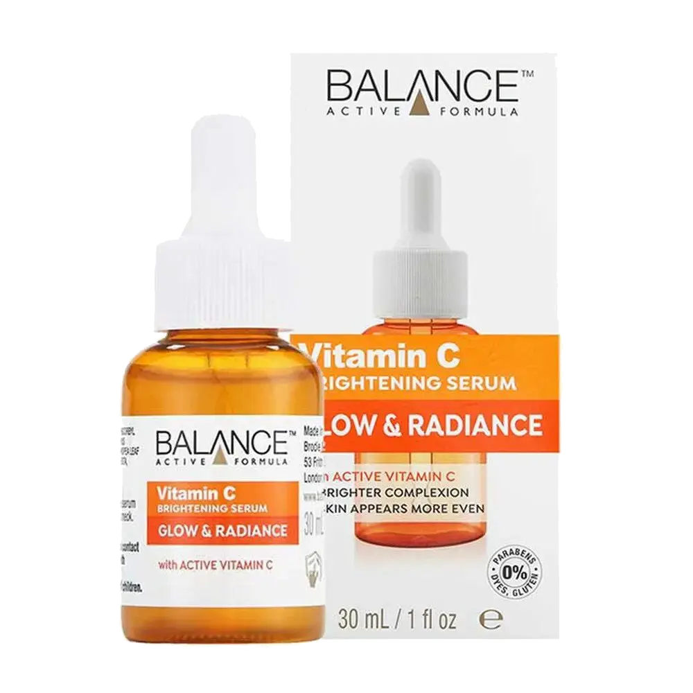 خرید سرم ویتامی سی بالانس روشن کننده پوست صورت مدل Vitamin C Brightening Serum - پخش لوازم آرایشی بهداشتی طنین