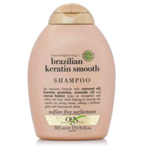 شامپو کراتین تراپی برزیلی صاف کننده مو اوجی ایکس | brazilian keratin smooth shampoo ogx