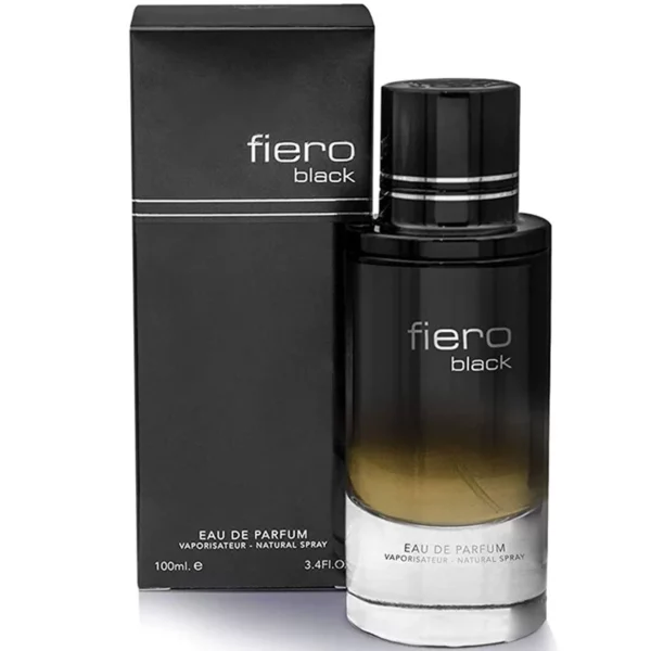 عطر ادکلن فیرو بلک مردانه فراگرنس ورد Fragrance world Fiero Black