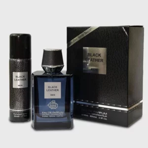 عطر مردانه فراگرنس ورد با اسپری Black Leather حجم ۱۰۰ میل “کرید اونتوس”