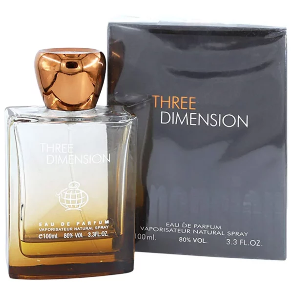 عطر ادکلن مردانه فراگرنس ورد مدل Three Dimension حجم 100 میل