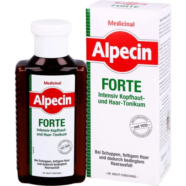 تونیک ضد شوره موهای چرب مدیسینال فورت آلپسین | Alpecin forte intensive scalp and hair tonic