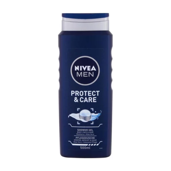 شامپو سر و بدن مردانه نیوآ مدل protect & care حجم 500 میل