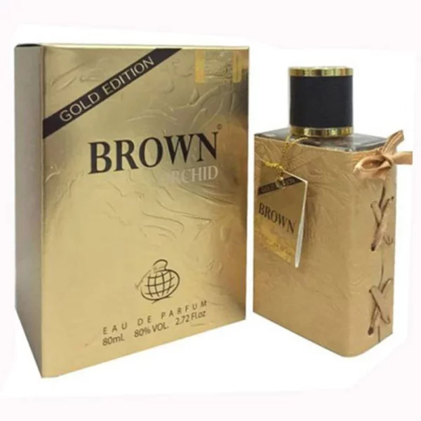 عطر ادکلن برون ارکید گلد فراگرنس ورد Fragrance world Brown Orchid gold