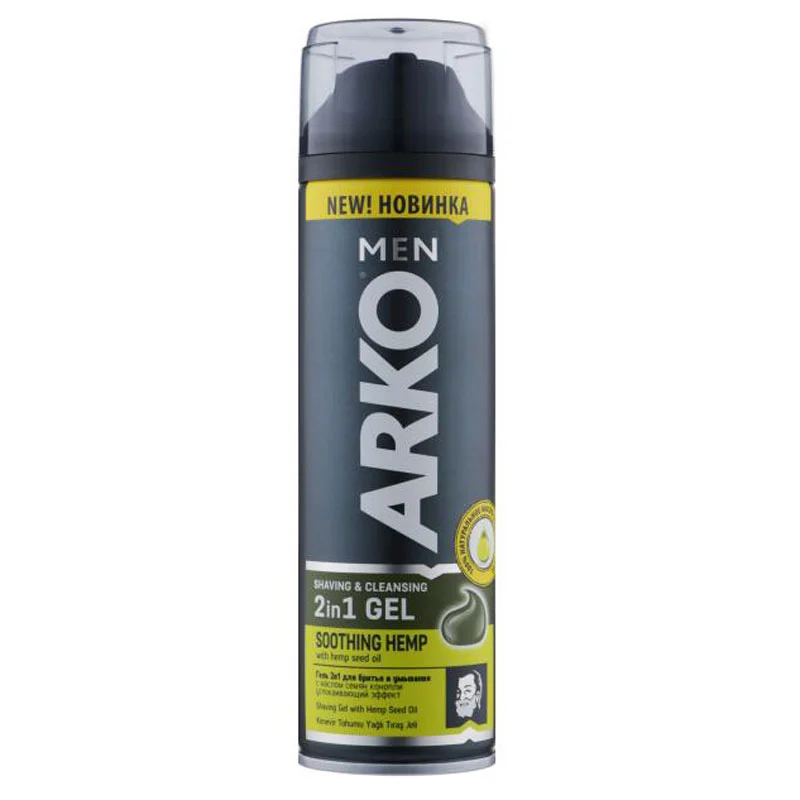 Arko shaving gel model Soothing Hemp