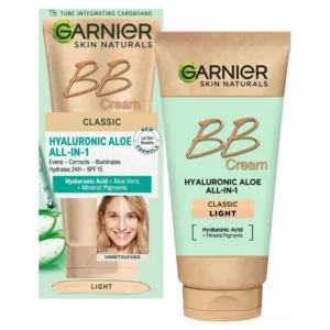 بی بی کرم لایت کلاسیک گارنیر مناسب انواع پوست ا Garnier Skin Active BB Cream Original SPF15 Light 50ml