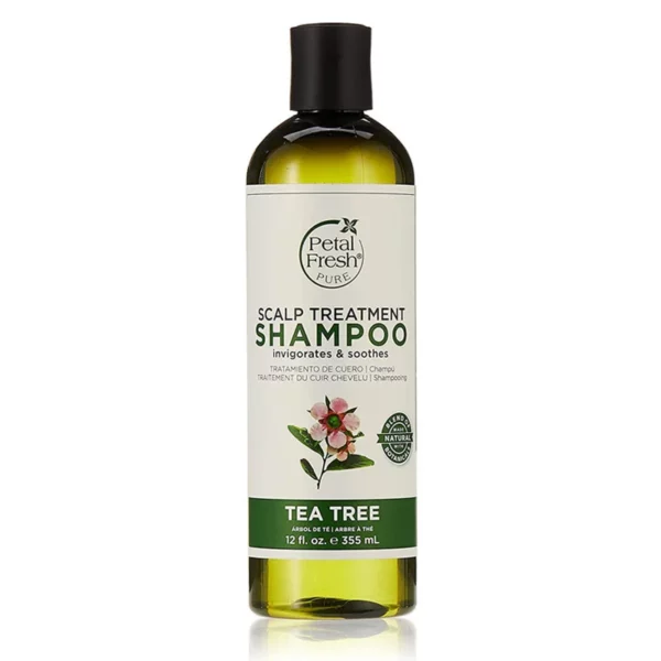 شامپو ترمیم کف سر چای سبز پتال فرش Petal Fresh Scalp Treatment Shampoo Tea Tree 355ml