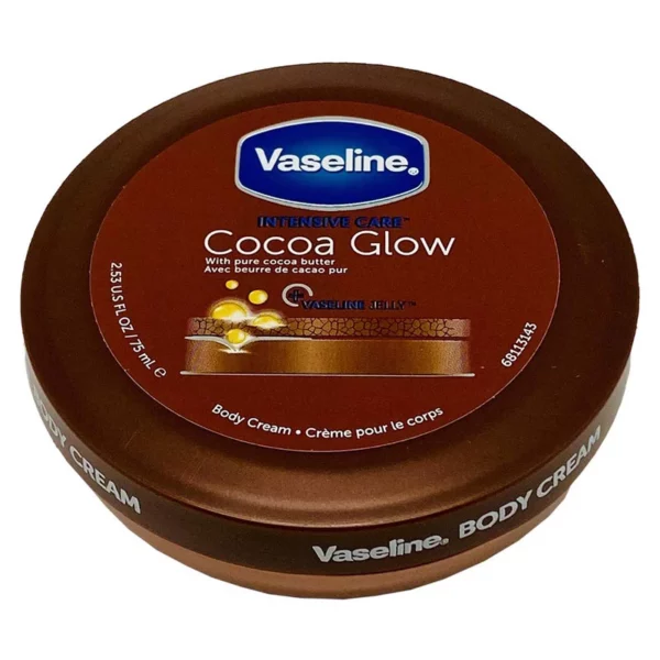 کرم بدن کره کاکائو وازلین Vaseline cocoa Glow