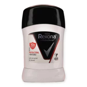 استیک ضدتعریق مردانه ۵۰ میل رکسونا کد ۲۷ (Rexona Invisible + Antibacterial)