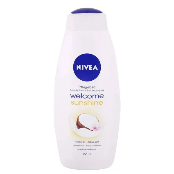 شامپو بدن کرمی نیوآ nivea مدل welcome sunshine محصول آلمان حجم 750 میل