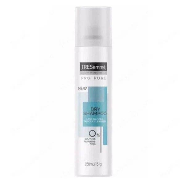 شامپو خشک فاقد سولفات ترزمه tresemme pro pure dry shampoo حجم 250 میل