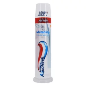 خمیر دندان پمپی آکوآفرش Aquafresh مدل Whitening