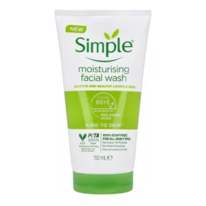 ژل شستشو صورت مرطوب کننده سیمپل حجم 150 میل Simple Moisturizing Facial Wash