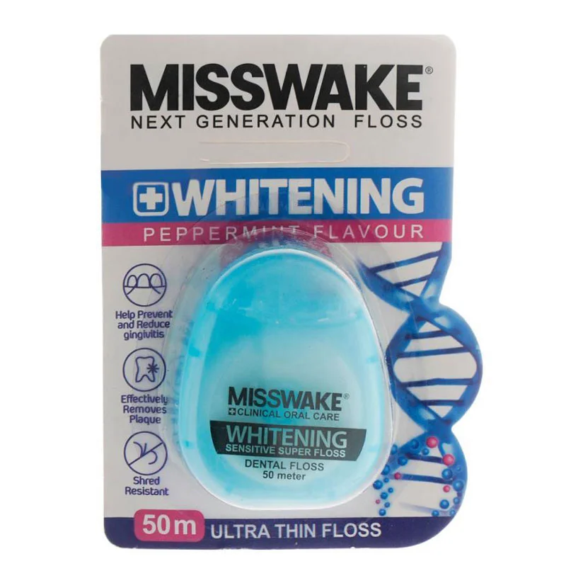 نخ‌دندان Whitening میسویک مقدار 50 متر