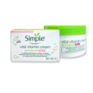 کرم روز سیمپل ویتامینه SPF15 مدل Vital Vitamin حجم ۵۰ میل
