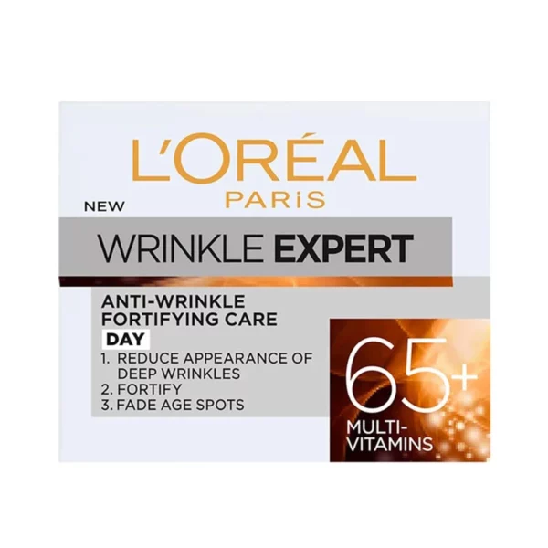 کرم روز ضد چروک مولتی ویتامین لورال مدل Wrinkle Expert +65 حجم 50 میلی لیتر