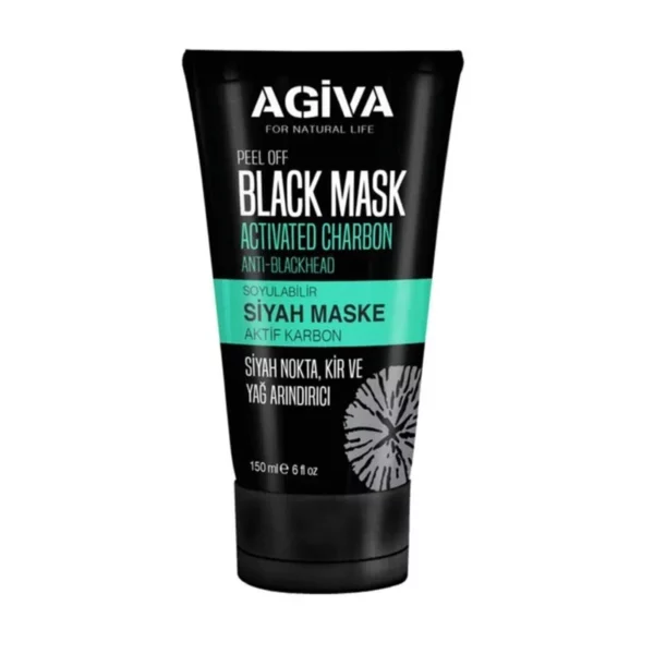 ماسک صورت آگیوا Agiva مدل Peel Off Black Mask حجم 150ml