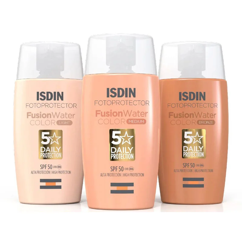 ضد آفتاب رنگی ایزدین مدل ISDIN Fusion Water Color SPF 50