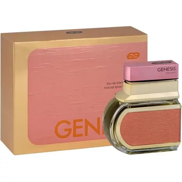 ادو تویلت زنانه عماد آرا مدل Genesis Rose Gold حجم 100 میلی لیتر