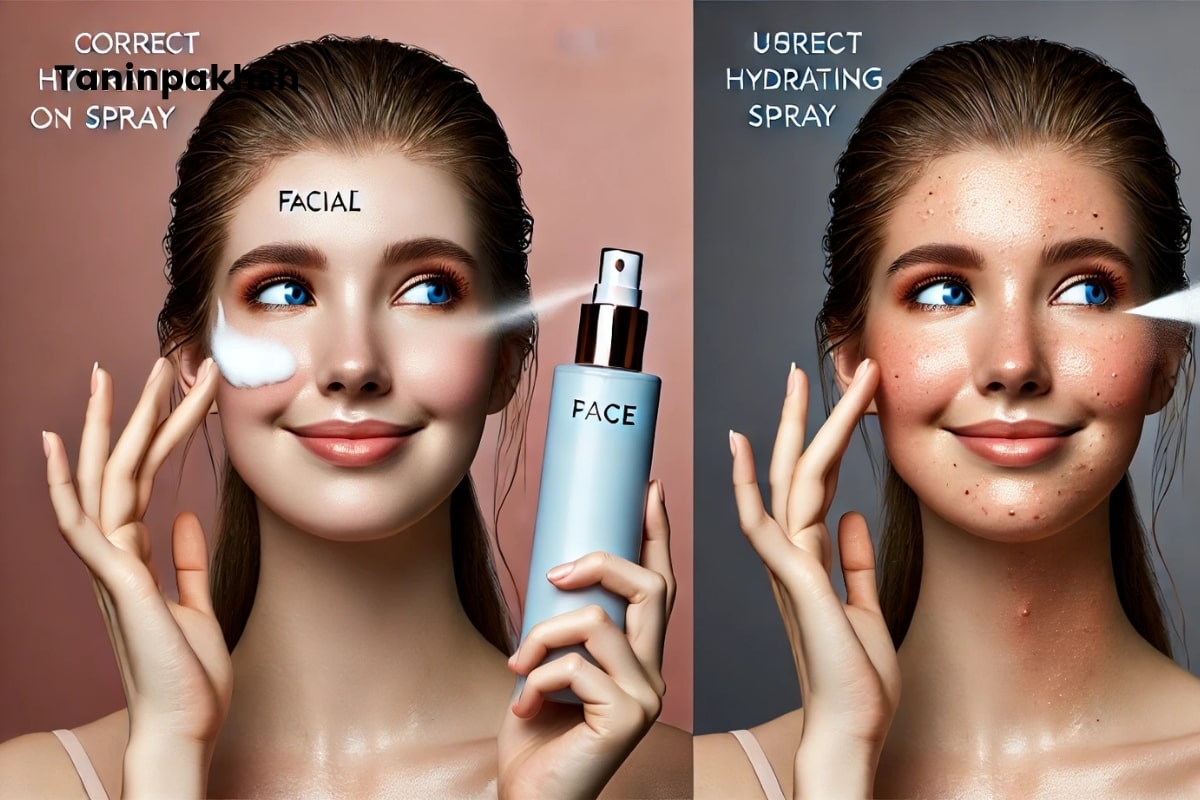 بی‌توجهی به نوع کاربری اسپری (صورت یا بدن)